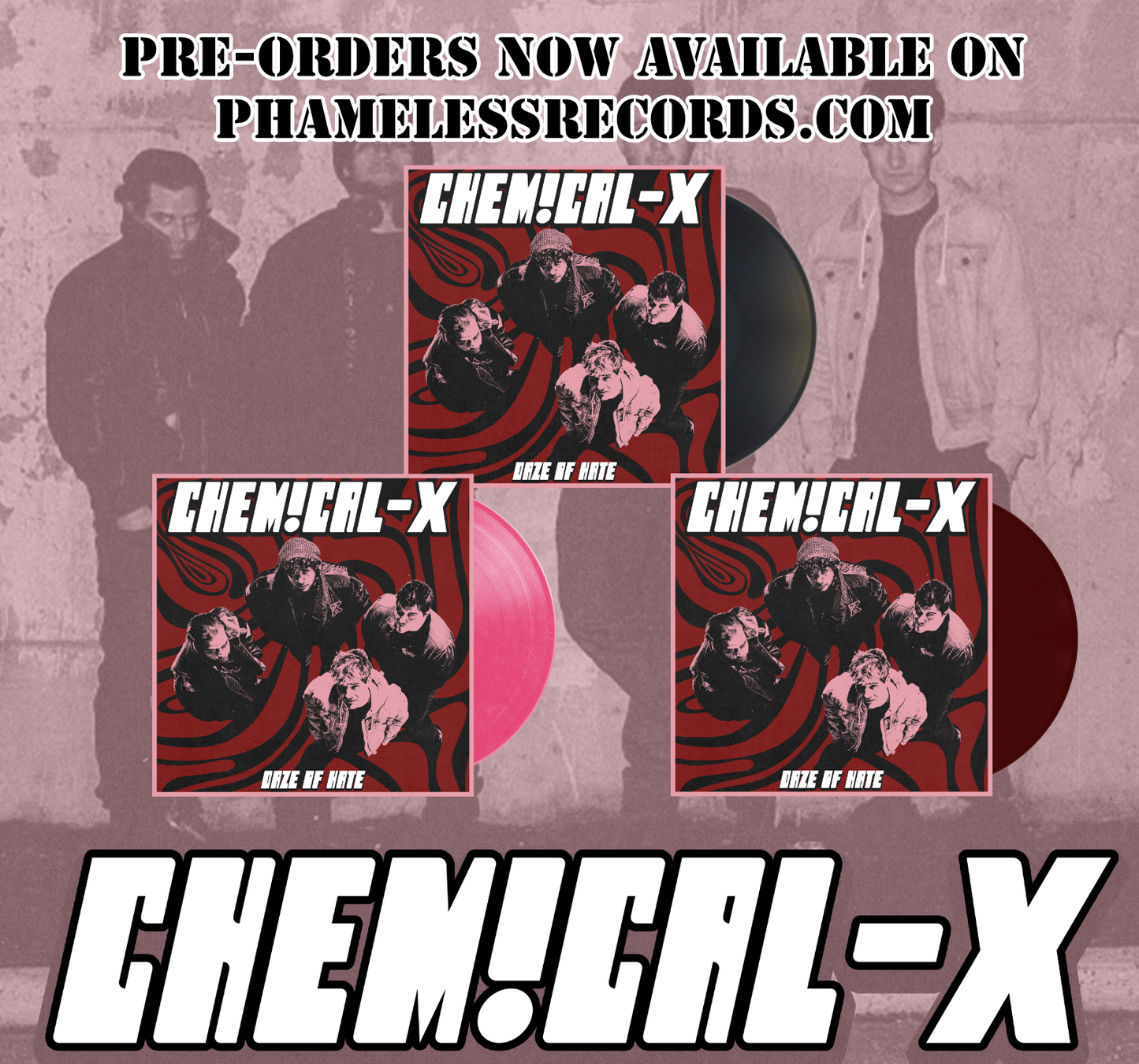 Chemical-X - DAZE OF HATE - 12" LP **PRE-ORDER**