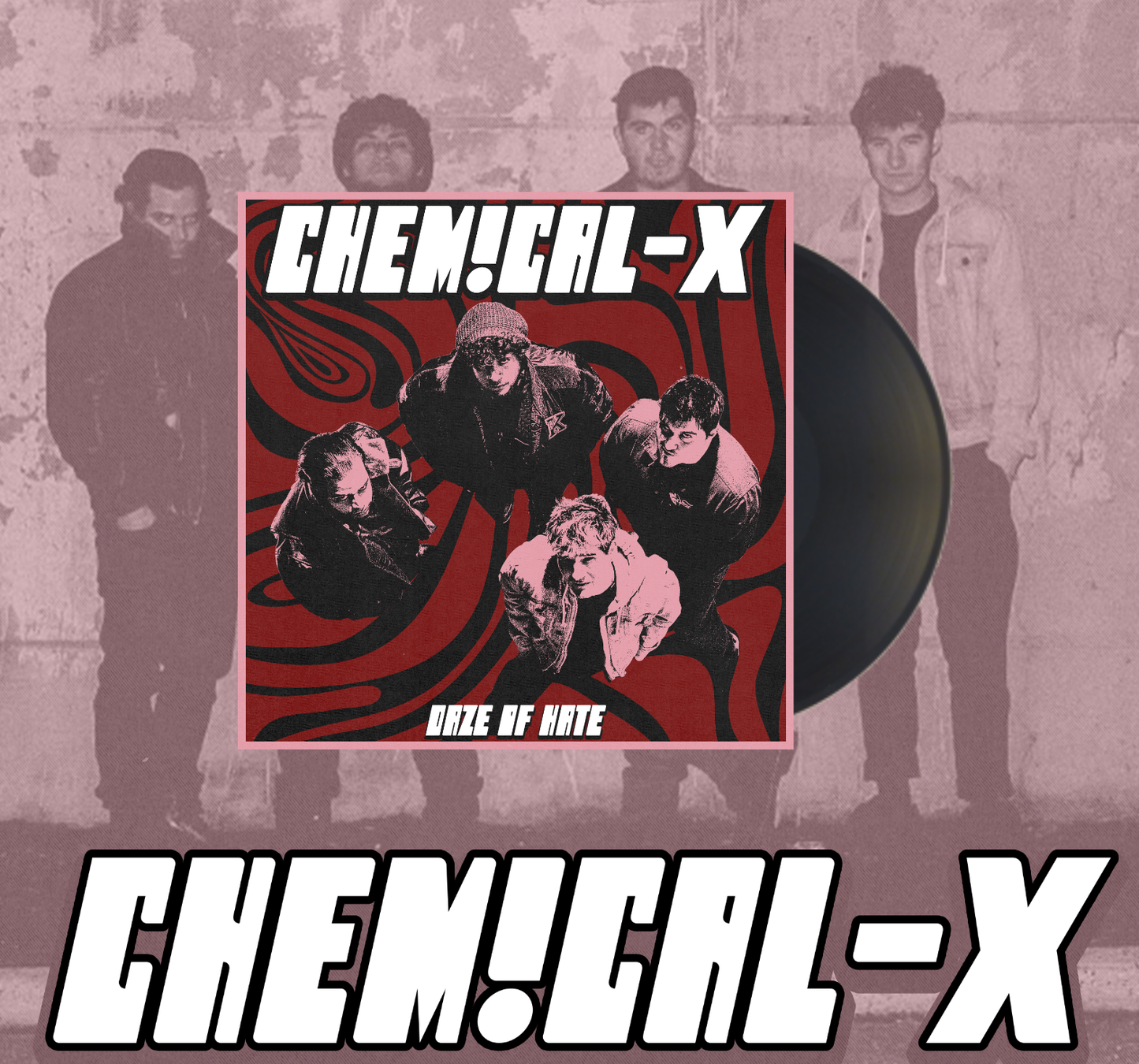 Chemical-X - DAZE OF HATE - 12" LP **PRE-ORDER**