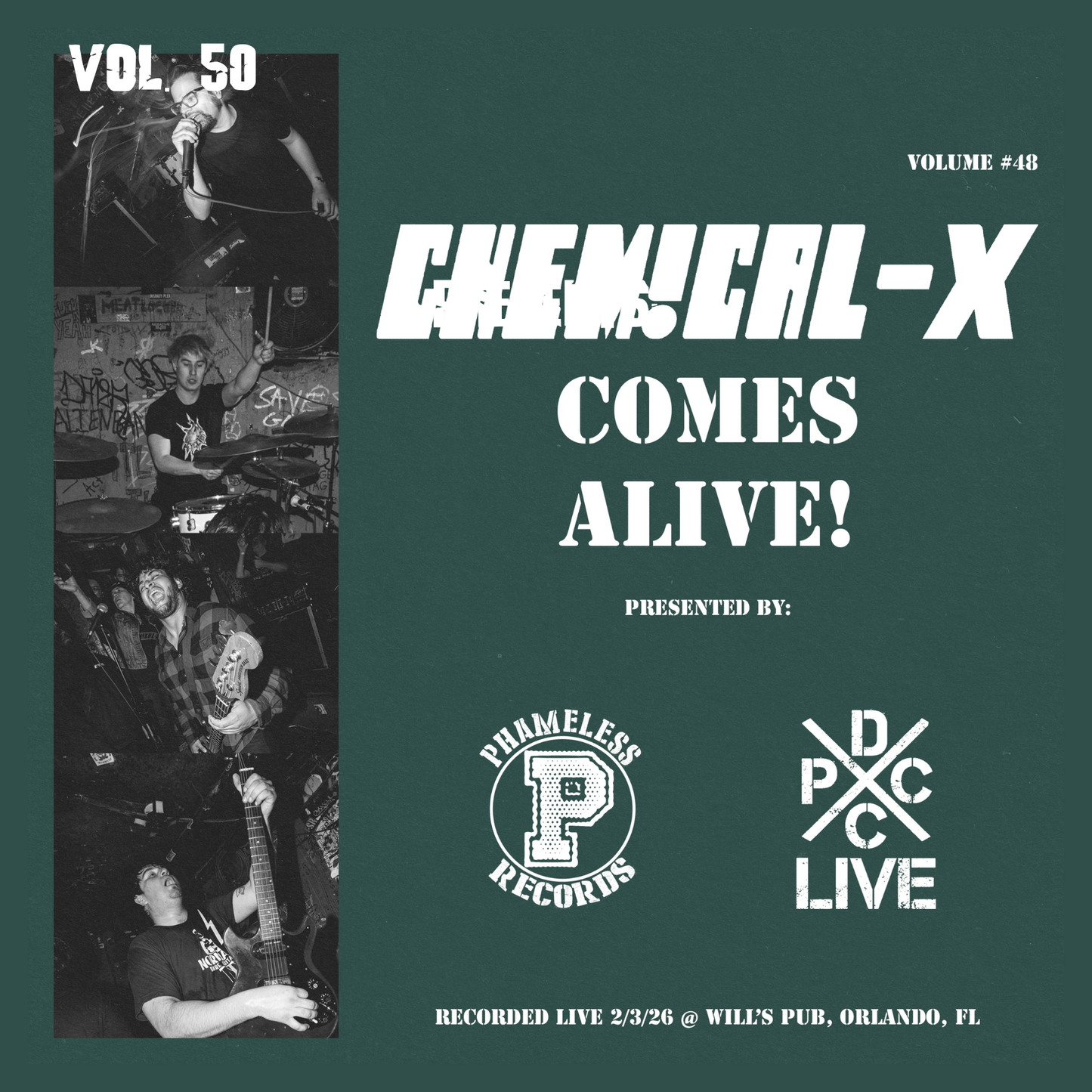 Chemical - X - COMES ALIVE CD/LP
