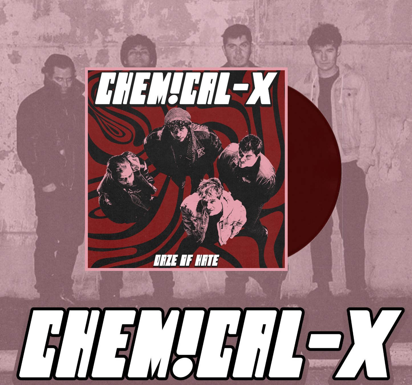 Chemical-X - DAZE OF HATE - 12" LP **PRE-ORDER**