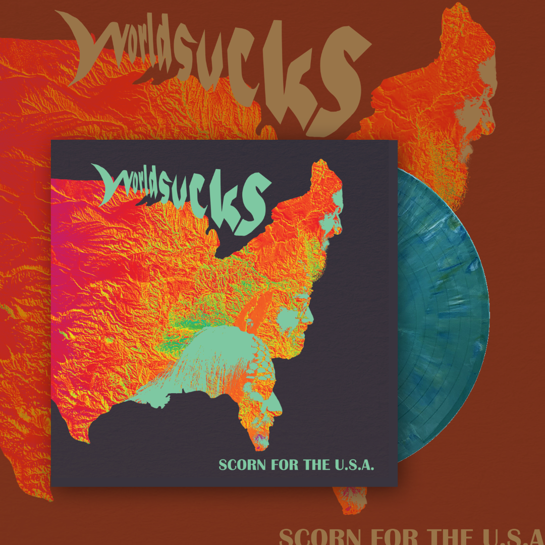 WORLDSUCKS - Scorn for the U.S.A. LP *PRE-ORDER*