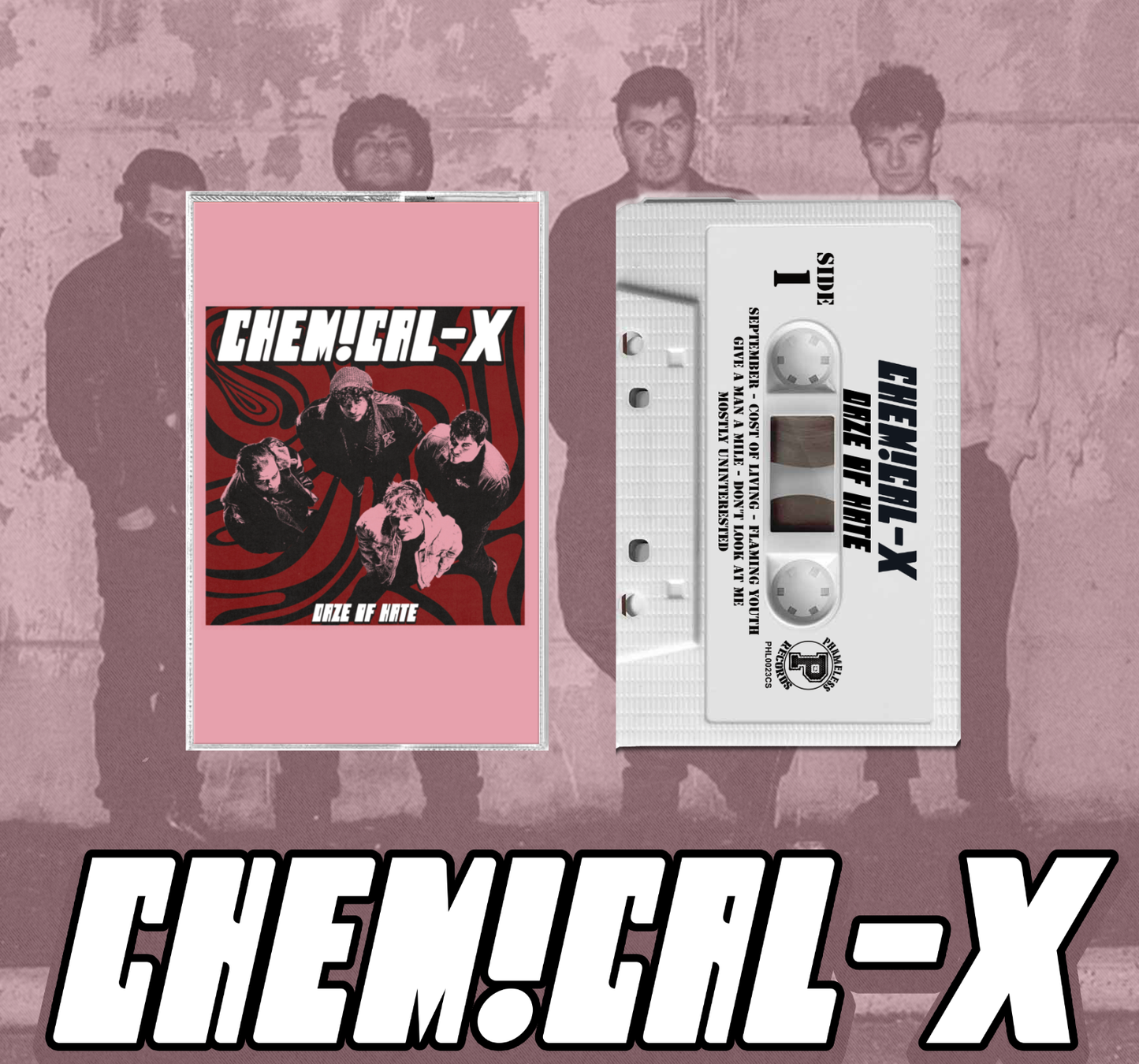 Chemical-X - DAZE OF HATE - CASSETTE **PRE-ORDER**