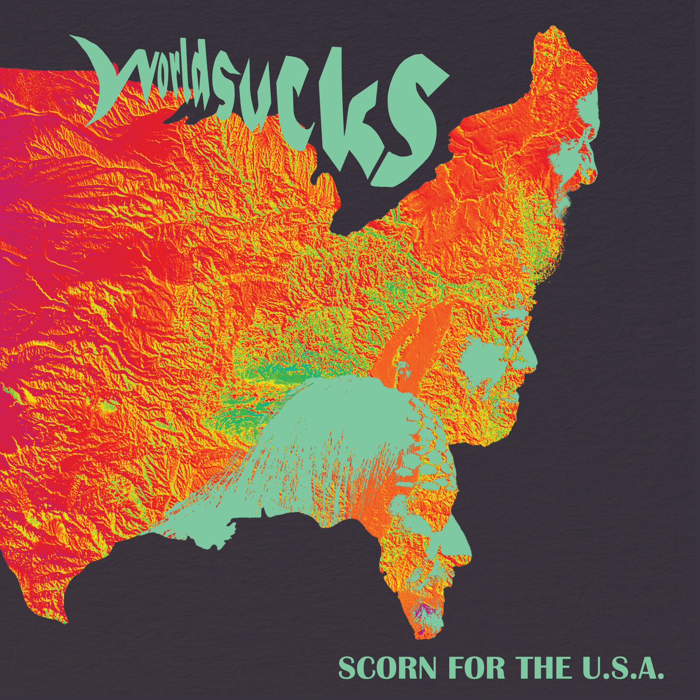 WORLDSUCKS - Scorn for the U.S.A. LP *PRE-ORDER*