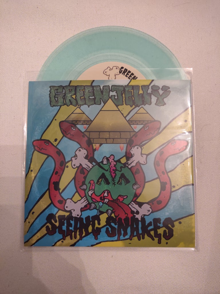 Green Jellÿ/Seeing Snakes Split 7"