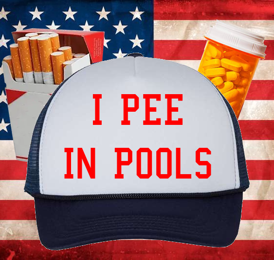 I PEE IN POOLS Hat